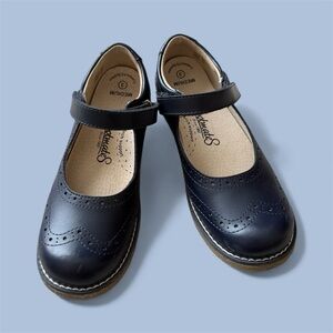 FootMates Classic Navy Kids Dress Shoes